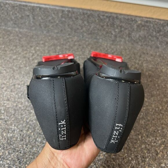 Fizik Tempo Powerstrap Cycling Shoes R5 Road Shoes Black Mens Size US 11-3/4 New - Picture 8 of 11